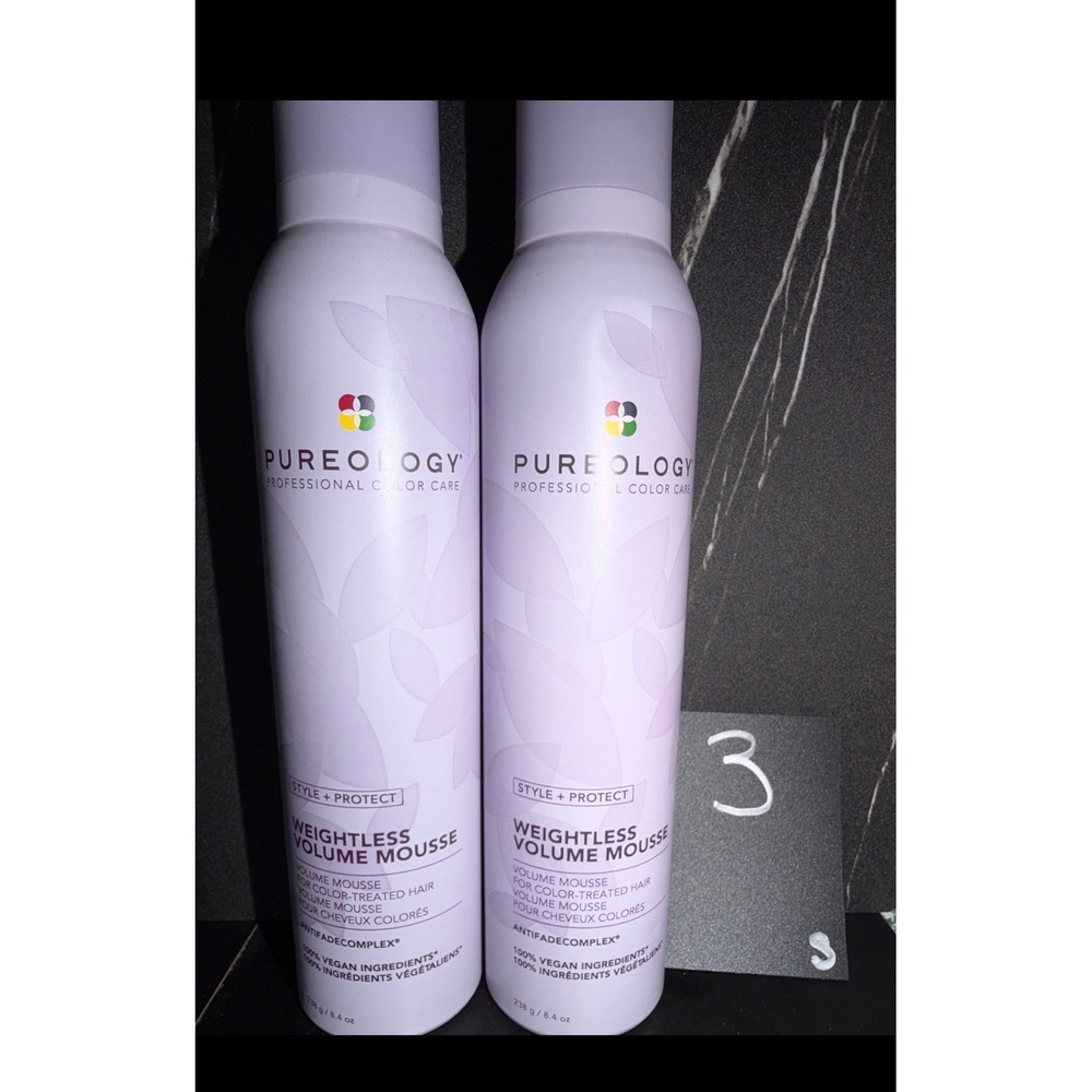 Pureology Weightless Volume Mousse hair care Vegan Antifade Complex Set of 2‎